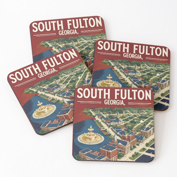 Item preview, South Fulton Georgia USA Vintage Travel Tourism  designed and sold by TravelersGems.