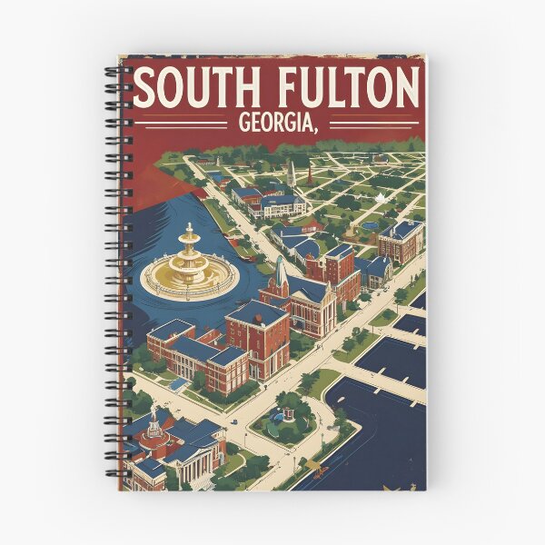 Item preview, South Fulton Georgia USA Vintage Travel Tourism  designed and sold by TravelersGems.