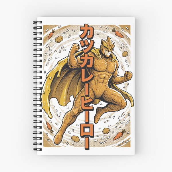 Item preview, Katsu Curry Hero Japanese Food Superhero designed and sold by Moo7shop.