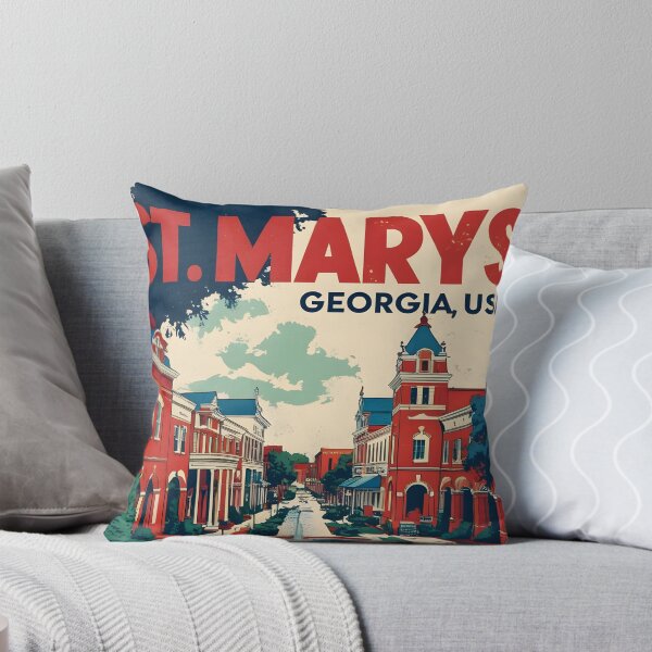 Item preview, St Marys Georgia USA Vintage Travel Tourism  designed and sold by TravelersGems.