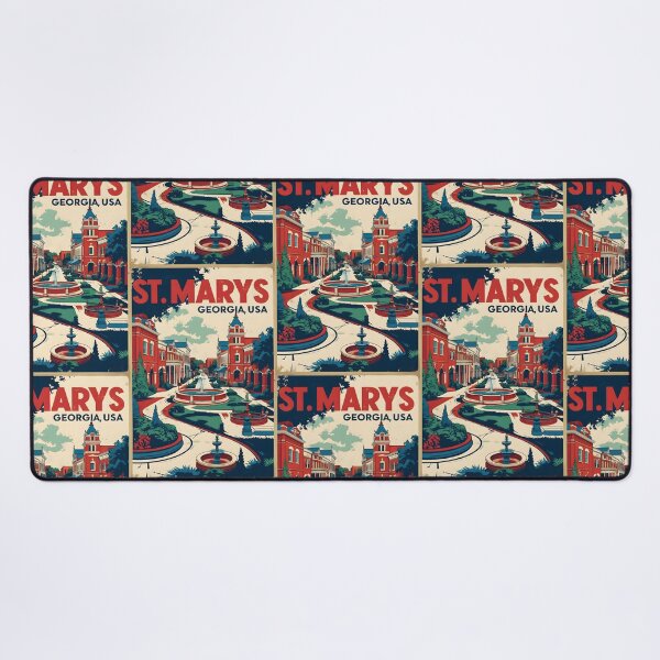 Item preview, St Marys Georgia USA Vintage Travel Tourism designed and sold by TravelersGems.