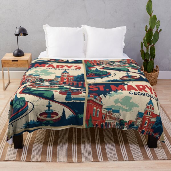 Item preview, St Marys Georgia USA Vintage Travel Tourism designed and sold by TravelersGems.