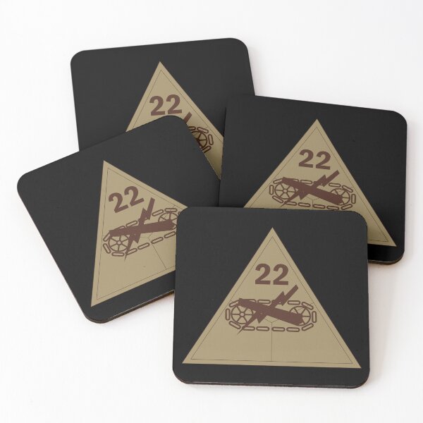 Item preview, Army - SSI - 22nd Armored Division - Subdued Desert X 300 designed and sold by Military Insignia Products.