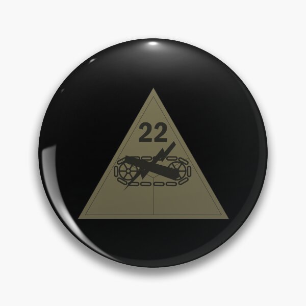 Item preview, Army - SSI - 22nd Armored Division - Subdued X 300 designed and sold by Military Insignia Products.