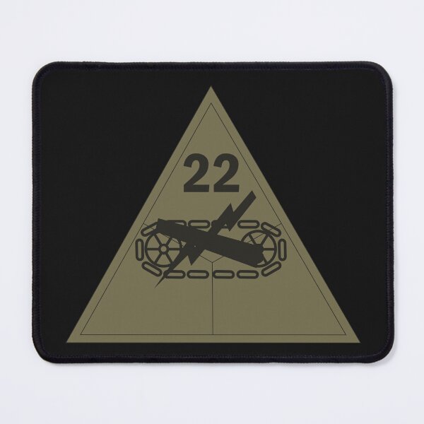 Item preview, Army - SSI - 22nd Armored Division - Subdued X 300 designed and sold by Military Insignia Products.