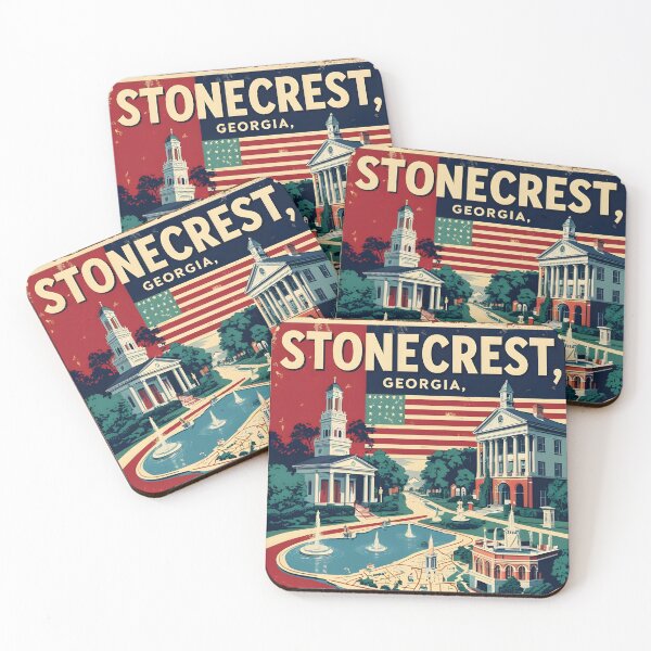 Item preview, Stonecrest Georgia USA Vintage Travel Tourism  designed and sold by TravelersGems.