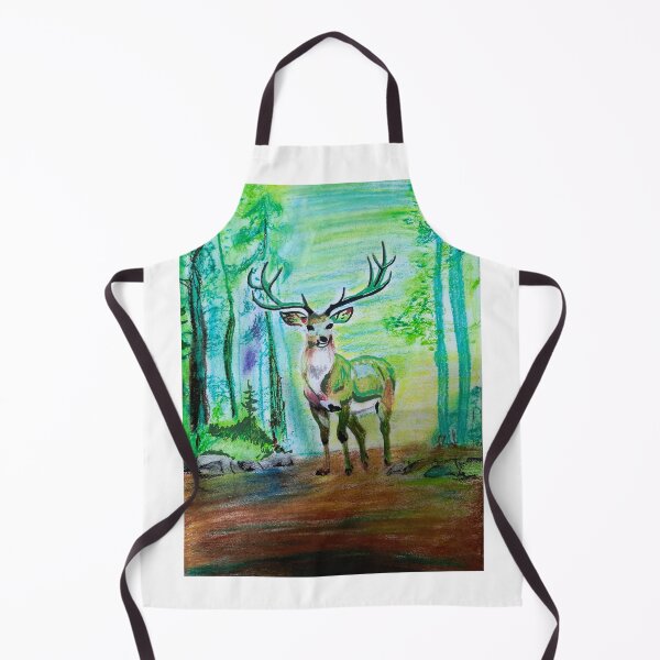 Item preview, Serene Wildlife Portrait in an Enchanted Forest designed and sold by PratikJoshi.