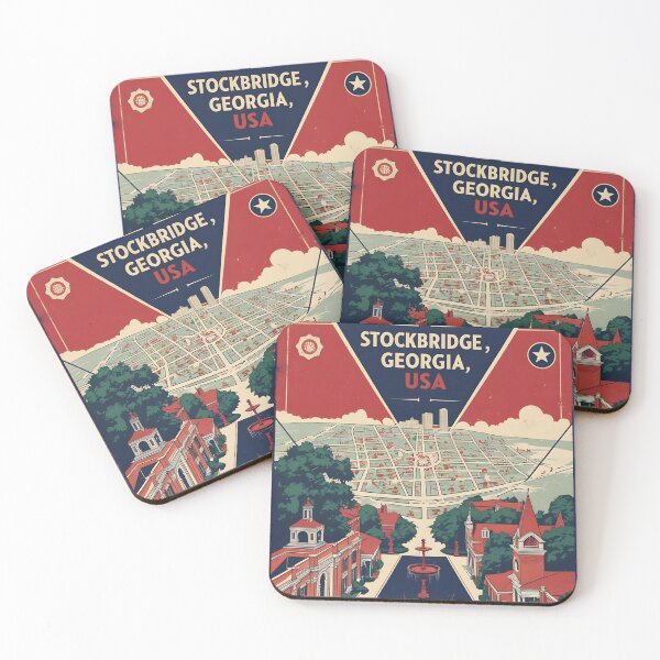 Item preview, Stockbridge Georgia USA Vintage Travel Tourism  designed and sold by TravelersGems.