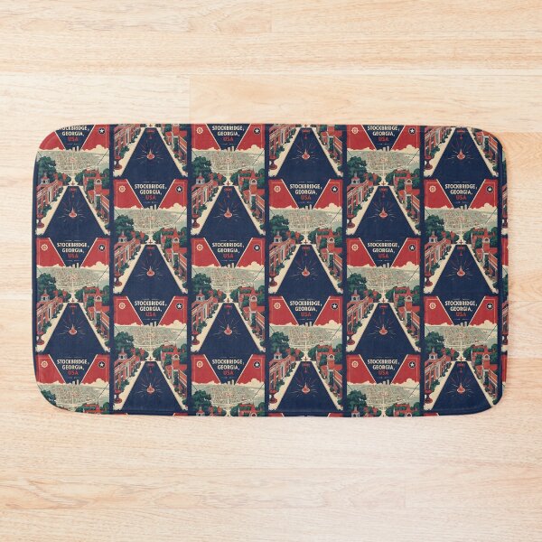 Item preview, Stockbridge Georgia USA Vintage Travel Tourism  designed and sold by TravelersGems.