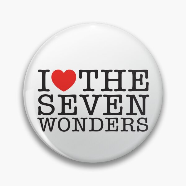 Item preview, I Love The Seven Wonders designed and sold by shitpostee.