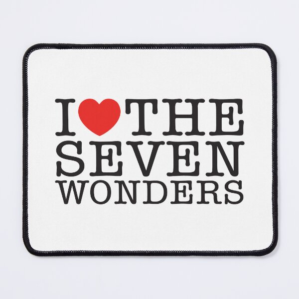 Item preview, I Love The Seven Wonders designed and sold by shitpostee.