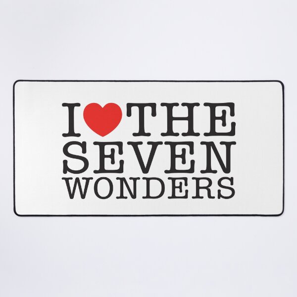 Item preview, I Love The Seven Wonders designed and sold by shitpostee.