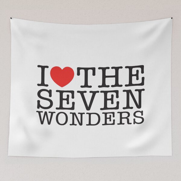 Item preview, I Love The Seven Wonders designed and sold by shitpostee.