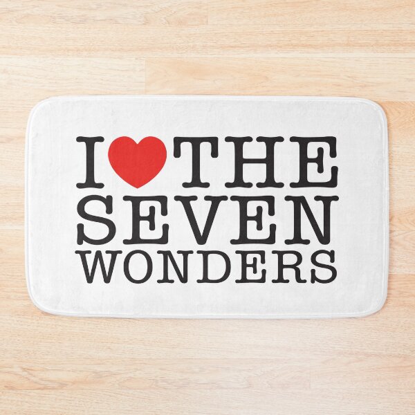 Item preview, I Love The Seven Wonders designed and sold by shitpostee.