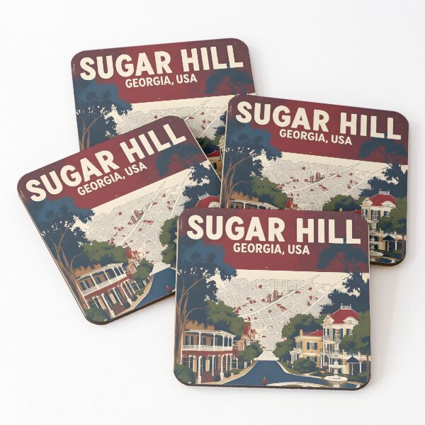 Item preview, Sugar Hill Georgia USA Vintage Travel Tourism  designed and sold by TravelersGems.