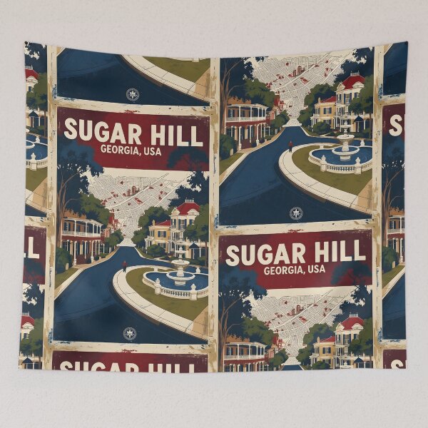 Item preview, Sugar Hill Georgia USA Vintage Travel Tourism  designed and sold by TravelersGems.