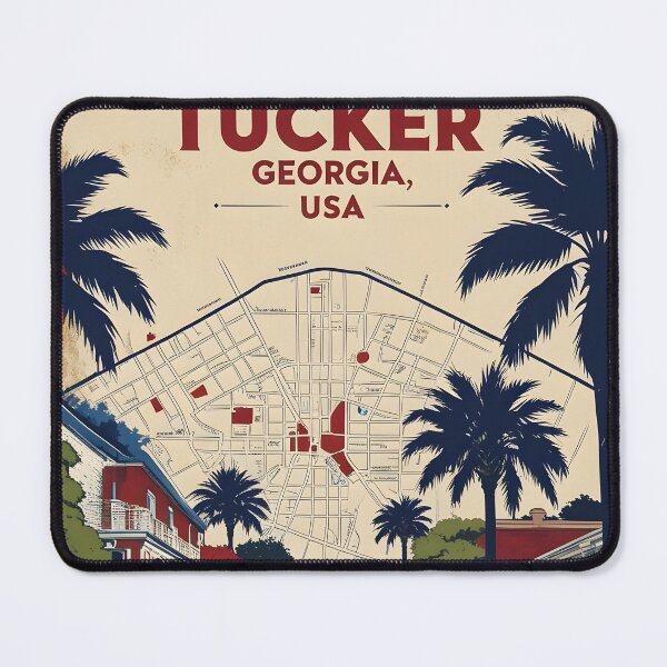 Item preview, Tucker Georgia USA Vintage Travel Tourism designed and sold by TravelersGems.