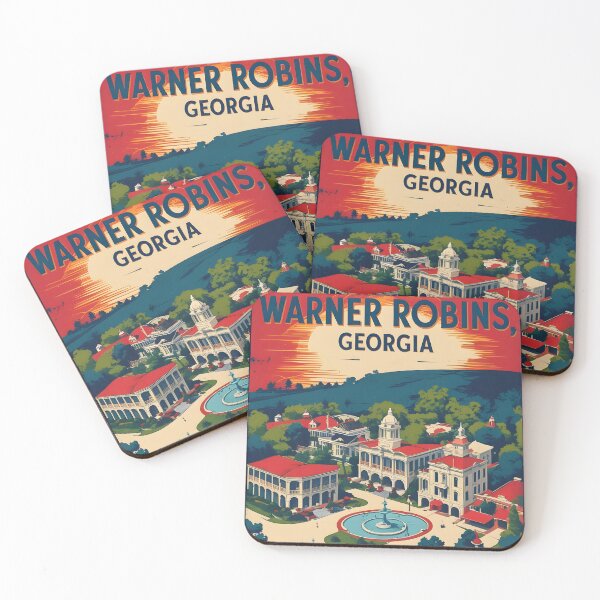 Item preview, Warner Robins Georgia USA Vintage Travel Tourism  designed and sold by TravelersGems.