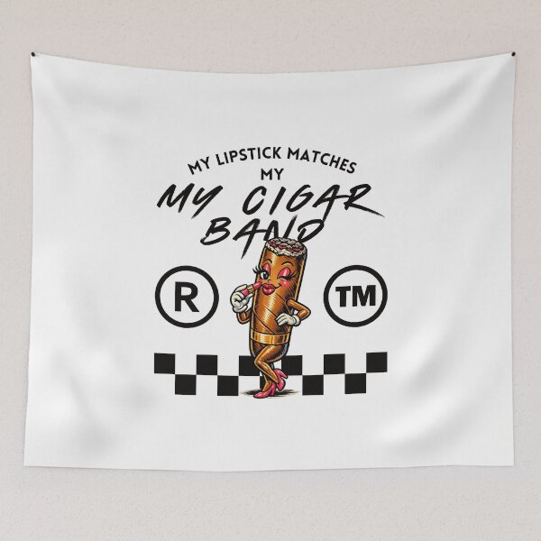 Item preview, My lipstick matches my cigar band (cigar girl) designed and sold by Peerless-Prime.
