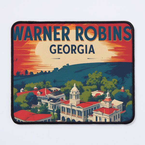 Item preview, Warner Robins Georgia USA Vintage Travel Tourism designed and sold by TravelersGems.