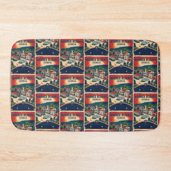 Item preview, Warner Robins Georgia USA Vintage Travel Tourism  designed and sold by TravelersGems.