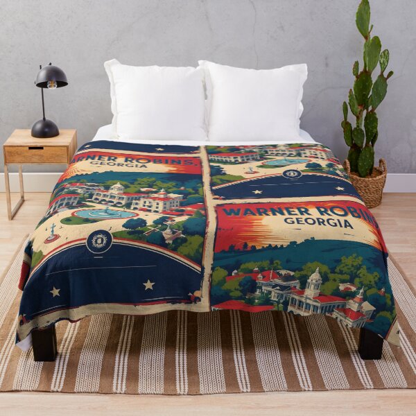 Item preview, Warner Robins Georgia USA Vintage Travel Tourism designed and sold by TravelersGems.