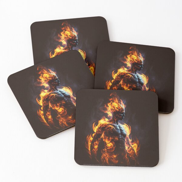 Item preview, Fire Element Humanoid God Art designed and sold by AetherVibes.