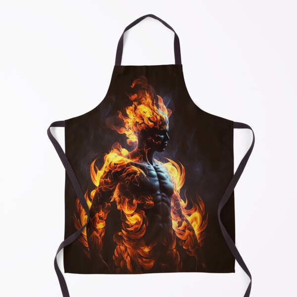 Item preview, Fire Element Humanoid God Art designed and sold by AetherVibes.
