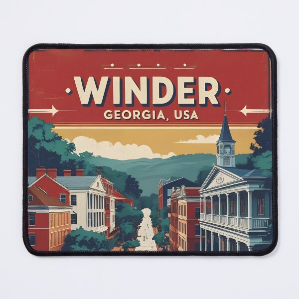 Item preview, Winder Georgia USA Vintage Travel Tourism designed and sold by TravelersGems.
