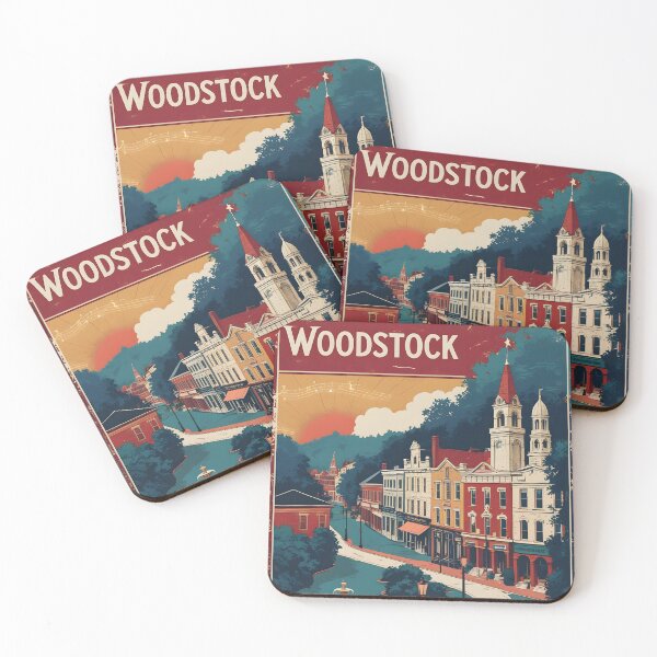 Item preview, Woodstock Georgia USA Vintage Travel Tourism  designed and sold by TravelersGems.