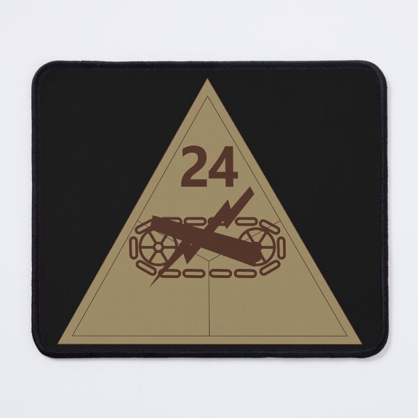 Item preview, Army - SSI - 24th Armored Division - Subdued Desert X 300 designed and sold by Military Insignia Products.