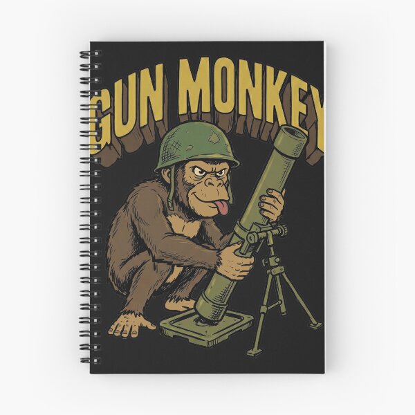 Item preview, Gun Monkey Mortar Art designed and sold by AdyKurniawan.