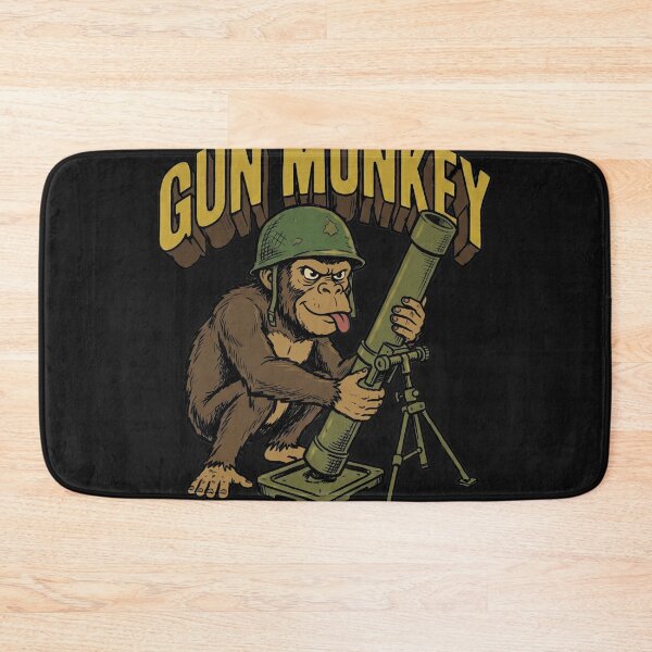 Item preview, Gun Monkey Mortar Art designed and sold by AdyKurniawan.