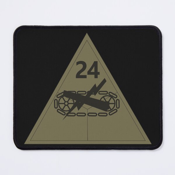 Item preview, Army - SSI - 24th Armored Division - Subdued X 300 designed and sold by Military Insignia Products.