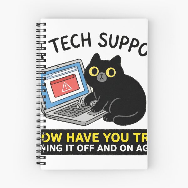 Item preview, Cat Tech Support Pun designed and sold by AdyKurniawan.