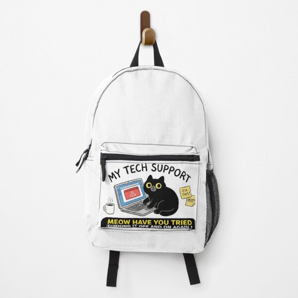 Item preview, Cat Tech Support Pun designed and sold by AdyKurniawan.