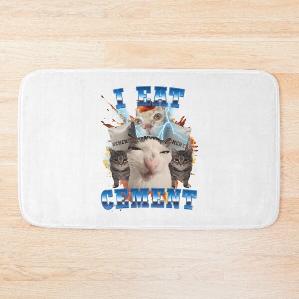 Item preview,  I Eat Cement Cat designed and sold by CJ SHOP⭐⭐⭐⭐⭐.