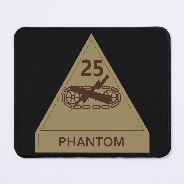 Item preview, Army - SSI - 25th Armored Division w Name Tape - Subdued Desert X 300 designed and sold by Military Insignia Products.