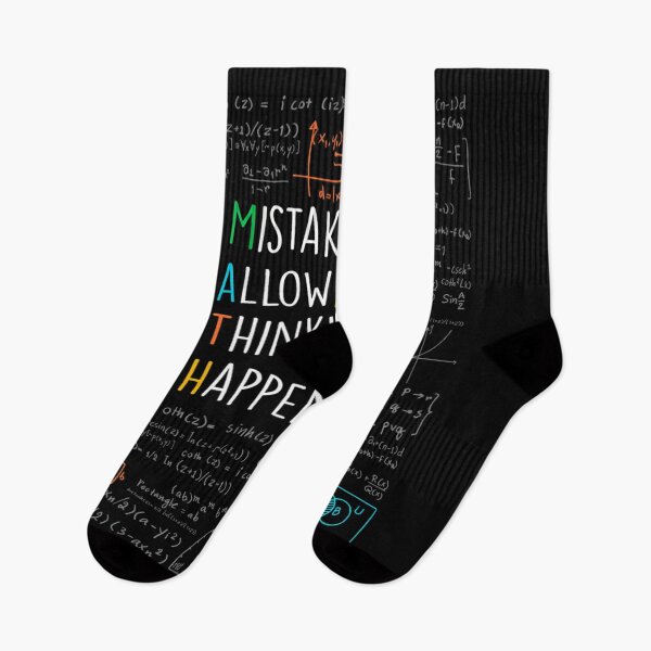 Item preview, Mistakes Allow Thinking To Happen - Math Teacher Quotes Maths designed and sold by ahmed abdelmaneam.