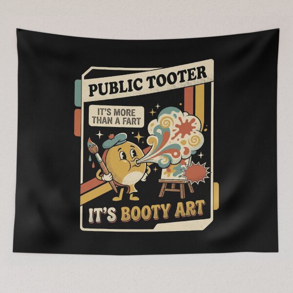 Item preview, Public Tooter It’s More Than A Fart designed and sold by FreshVibe Prints.