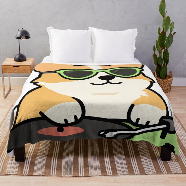 Item preview, DJ corgi designed and sold by Jessebladezwork.