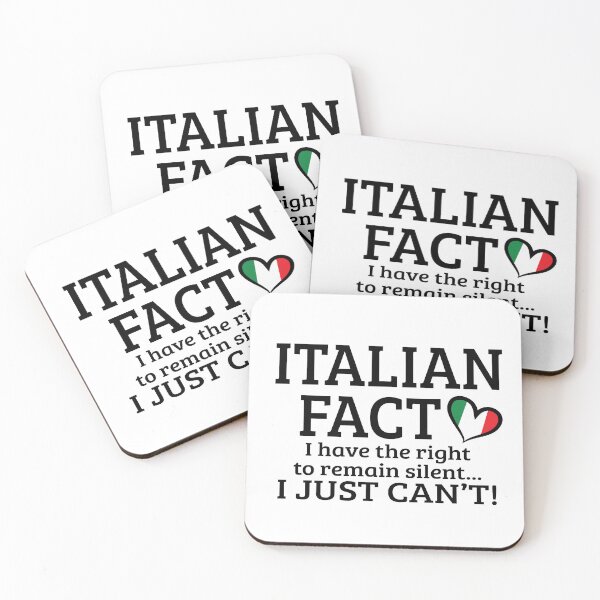 Item preview, Italian Fun Fact designed and sold by Freshinkshop.