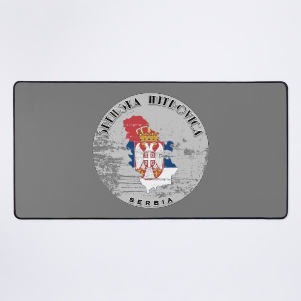 Item preview, Sremska Mitrovica Serbia Flag Worn  designed and sold by World Designs.