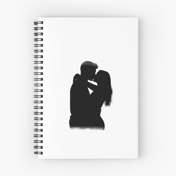 Item preview, Intimate Embrace - Minimalist Soulmate Silhouette Art  designed and sold by Lycheeleaf.