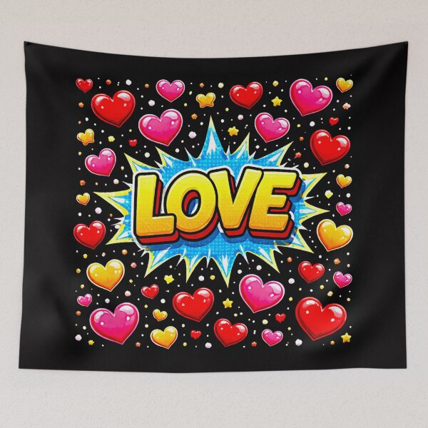 Item preview, Love in Every Stroke Explosion of hearts designed and sold by Helios Be. Lavsh.