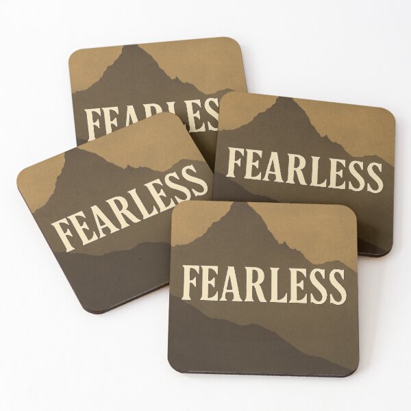 Item preview, FEARLESS Motivational Bold Confidence Mindset Art designed and sold by mbmstores.