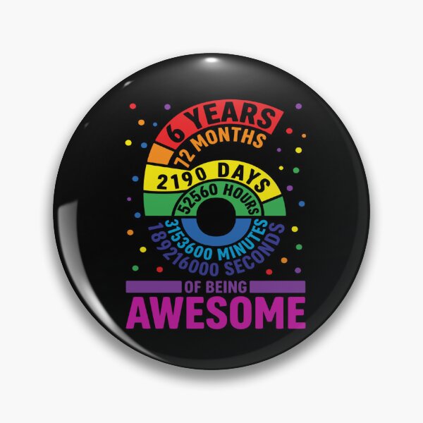 Item preview, Six Years Old Birthday Level Up designed and sold by FreshVibe Prints.