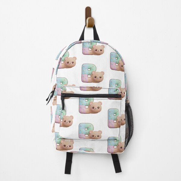 Item preview, Kawaii Bear Alphabet Letter B – Cute Pastel 3D Nursery & Teacher Sticker designed and sold by Rose Collection Shop.