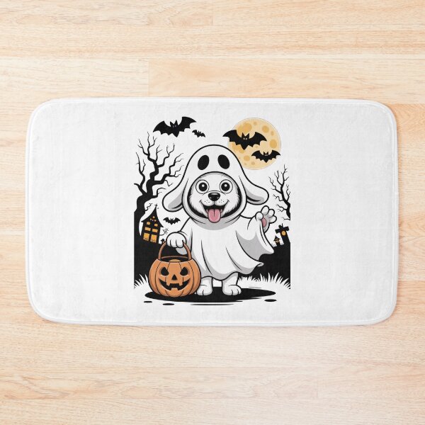 Item preview, Cute Ghost Dog Trick Or Treat designed and sold by flagylART.