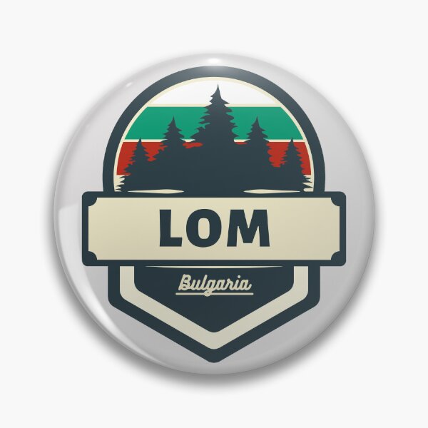 Item preview, Lom Bulgaria | Retro Vintage Travel Badge designed and sold by World Designs.